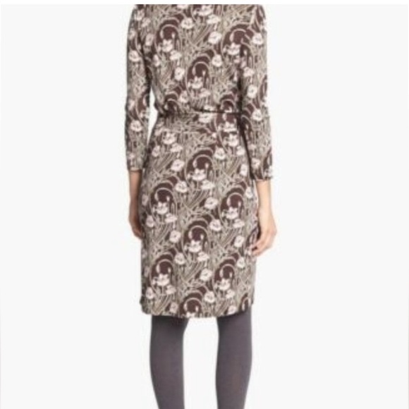 Tory Burch Dagny Silk Jersey Dress Sz L - Picture 8 of 16